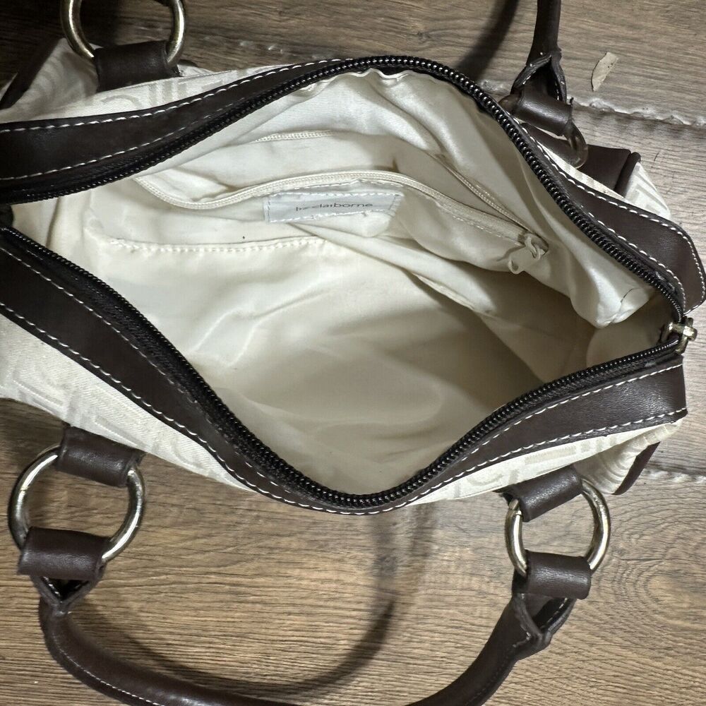 Liz Claiborne Small Purse Handbag Beige Pre Owned SZ 10x6 inches - Picture 4 of 12